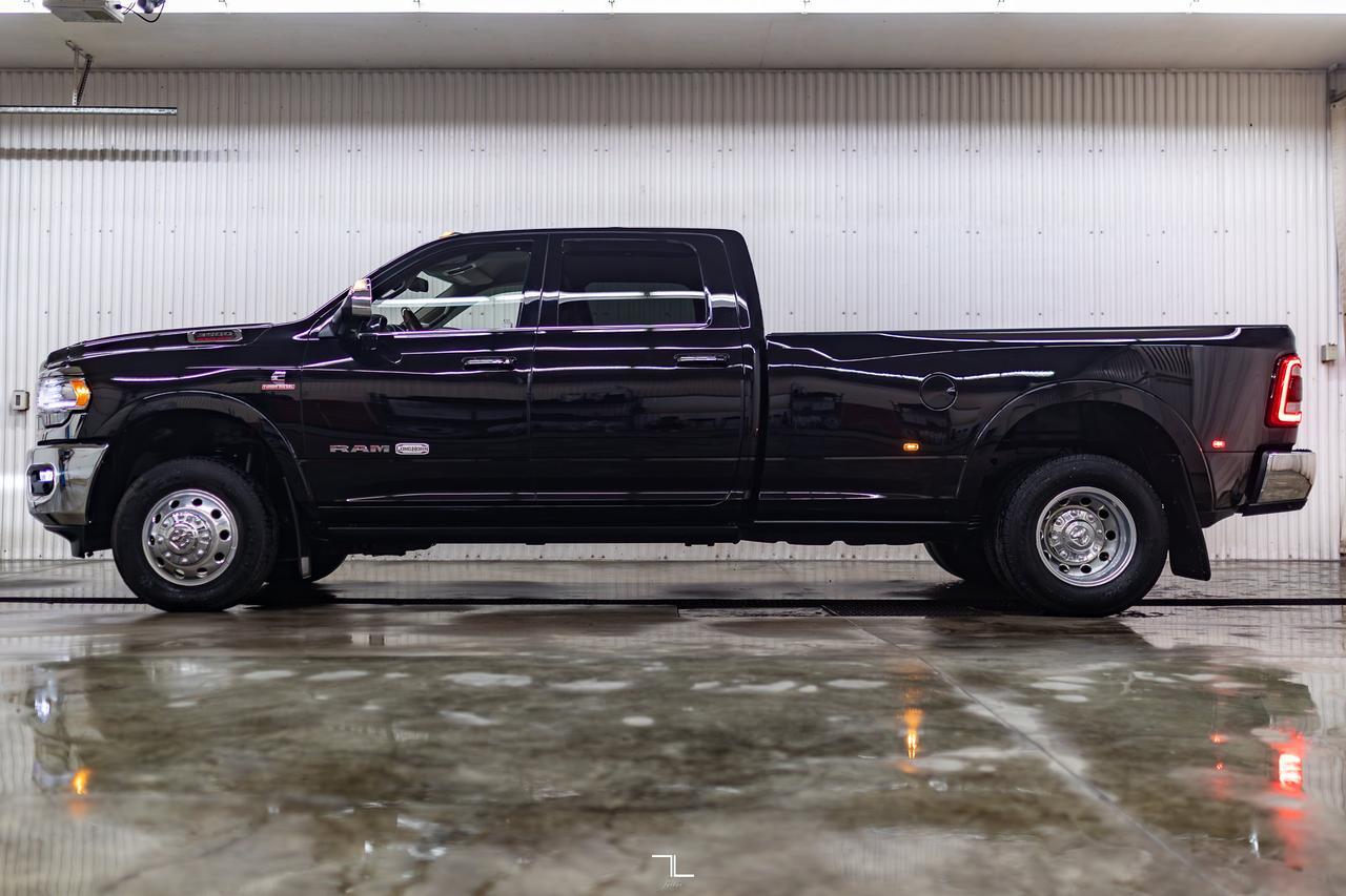2022 Ram 3500 4x4 Crew Cab Limited Longhorn Dually Diesel Leather Nav BCam Red Deer AB