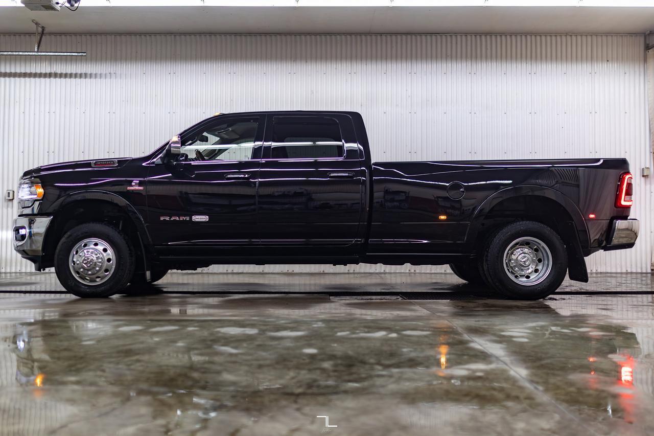 2022 Ram 3500 4x4 Crew Cab Limited Longhorn Dually Diesel Leather Nav BCam Red Deer AB