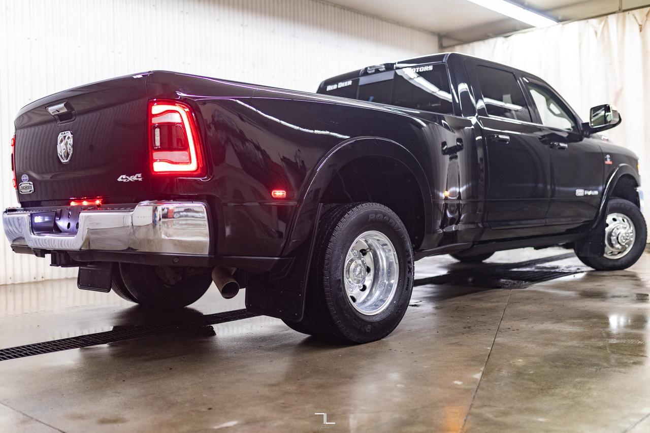 2022 Ram 3500 4x4 Crew Cab Limited Longhorn Dually Diesel Leather Nav BCam Red Deer AB