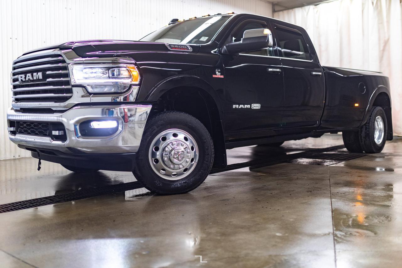 2022 Ram 3500 4x4 Crew Cab Limited Longhorn Dually Diesel Leather Nav BCam Red Deer AB