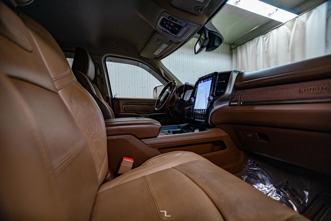 2022 Ram 3500 4x4 Crew Cab Limited Longhorn Dually Diesel Leather Nav BCam Red Deer AB