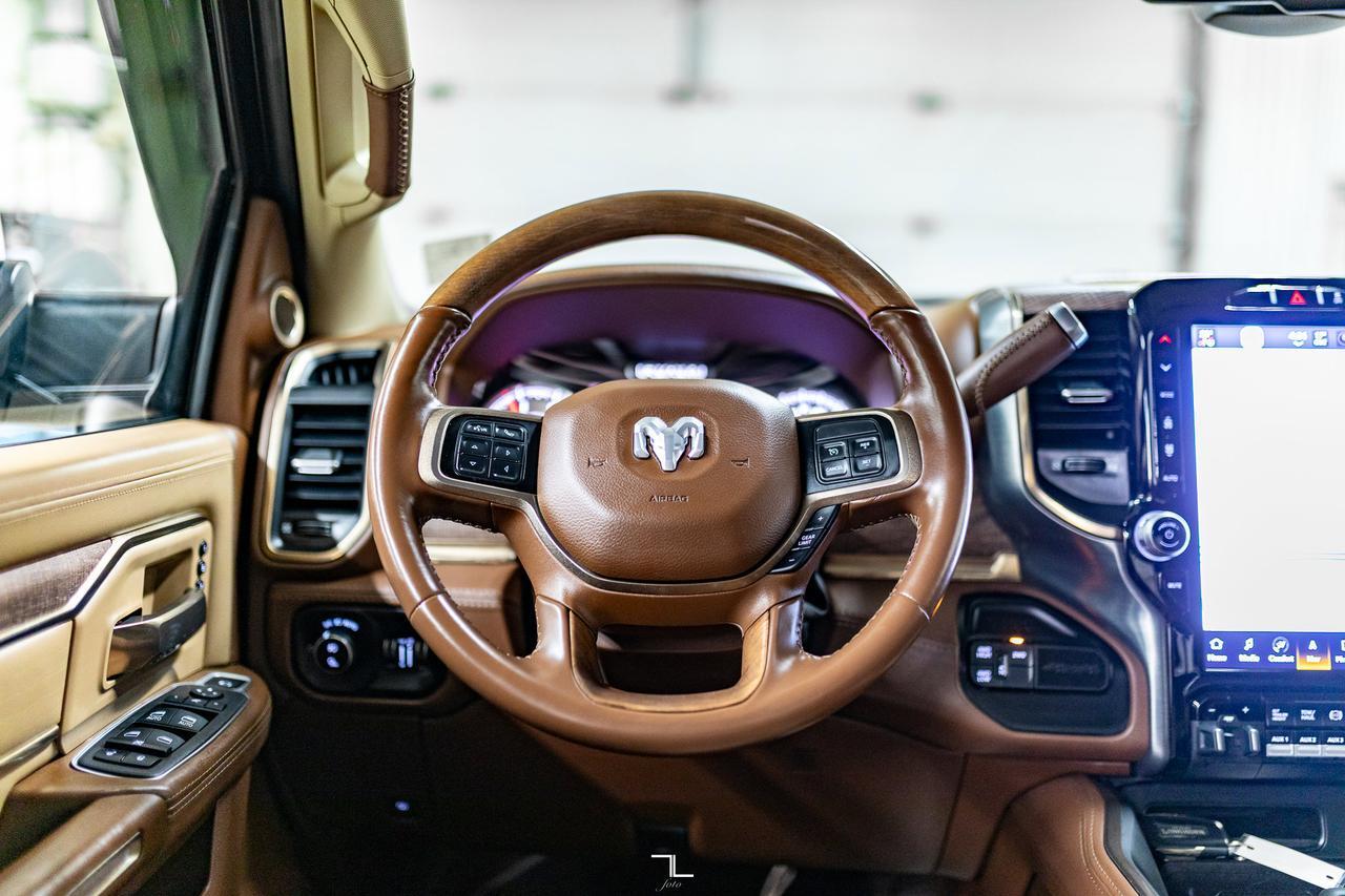 2022 Ram 3500 4x4 Crew Cab Limited Longhorn Dually Diesel Leather Nav BCam Red Deer AB