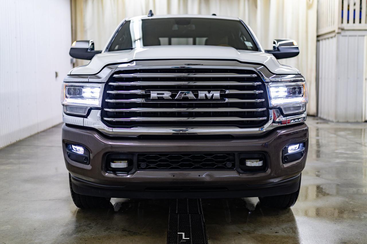 2022 Ram 3500 4x4 Crew Cab Longhorn Diesel AISIN Leather Nav Red Deer AB