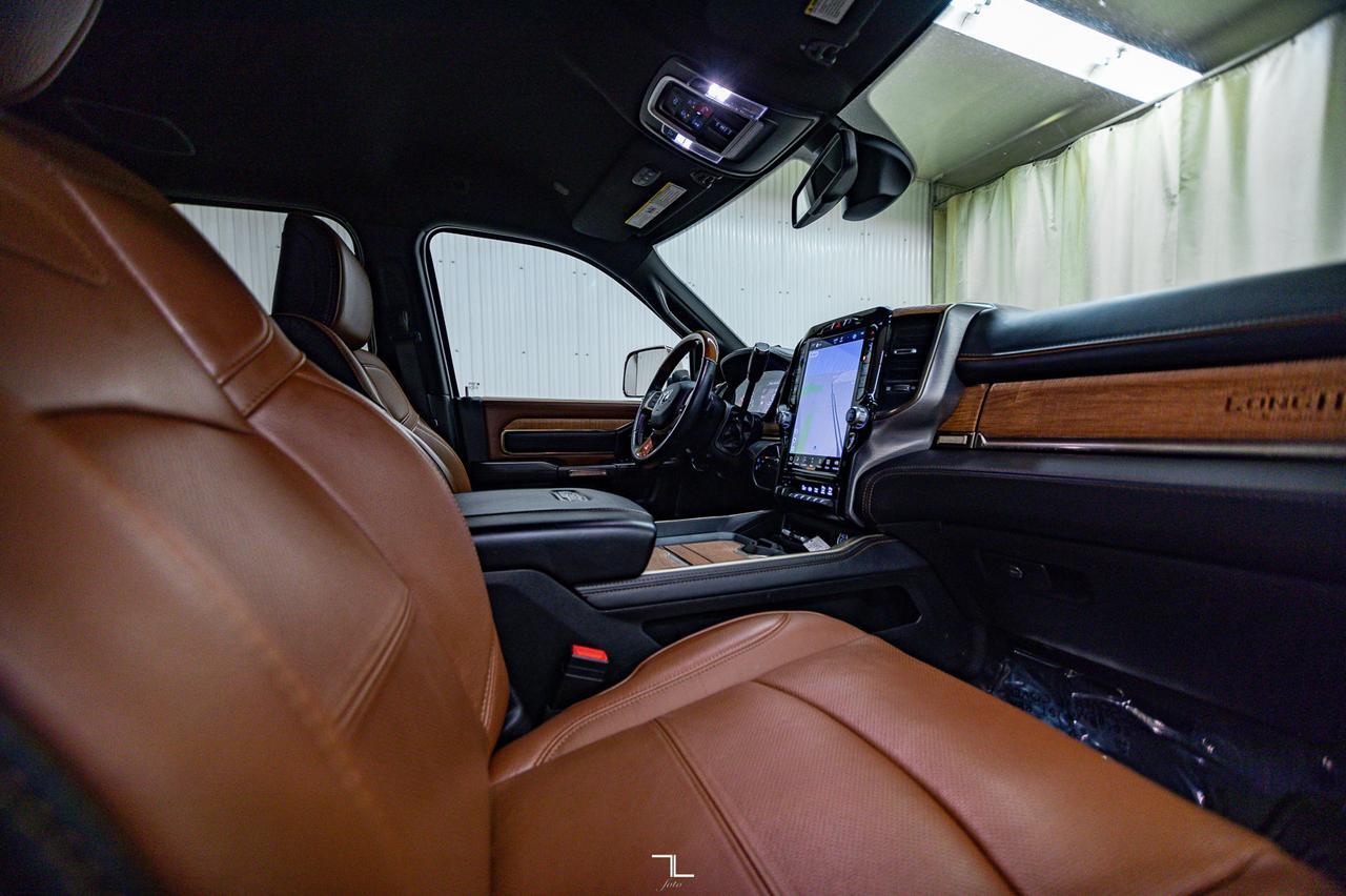 2022 Ram 3500 4x4 Crew Cab Longhorn Diesel AISIN Leather Nav Red Deer AB