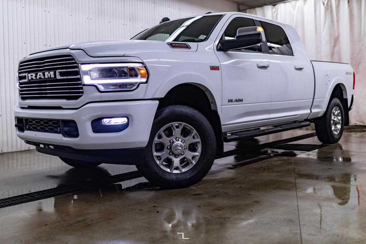 2022 Ram 3500 4x4 Mega Cab Laramie HEMI Leather Nav BCam Red Deer AB
