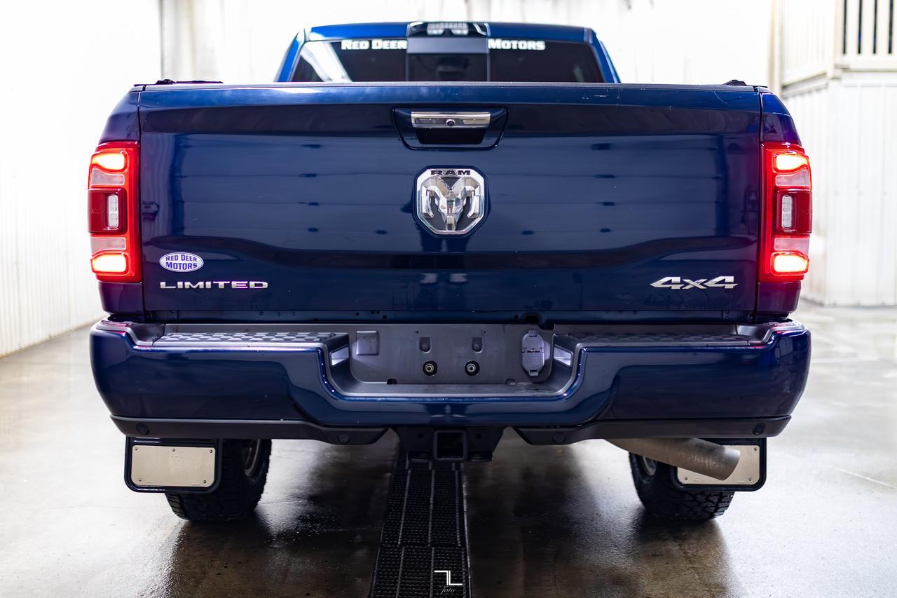 2022 Ram 3500 4x4 Mega Cab Limited Diesel Leather Nav BCam Red Deer AB