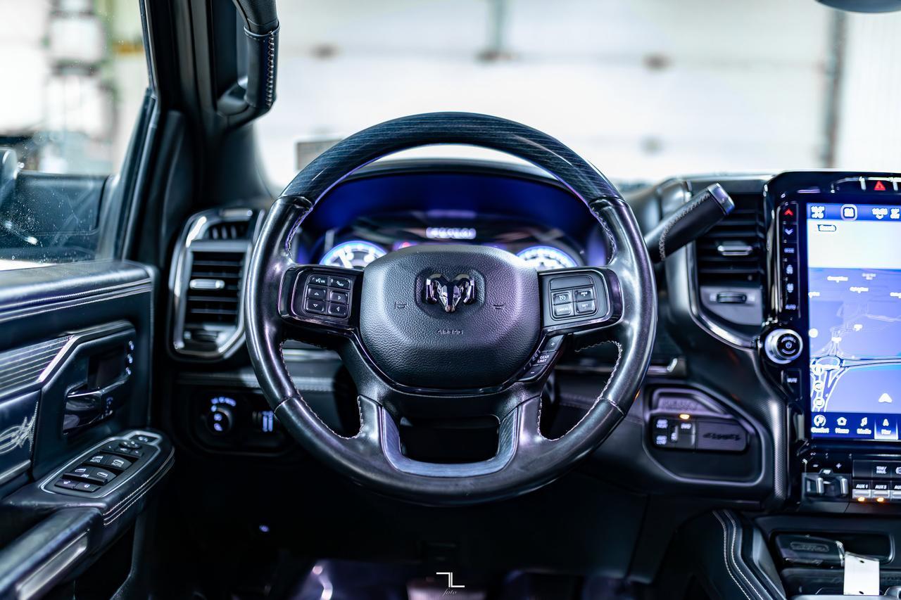 2022 Ram 3500 4x4 Mega Cab Limited Diesel Leather Nav BCam Red Deer AB