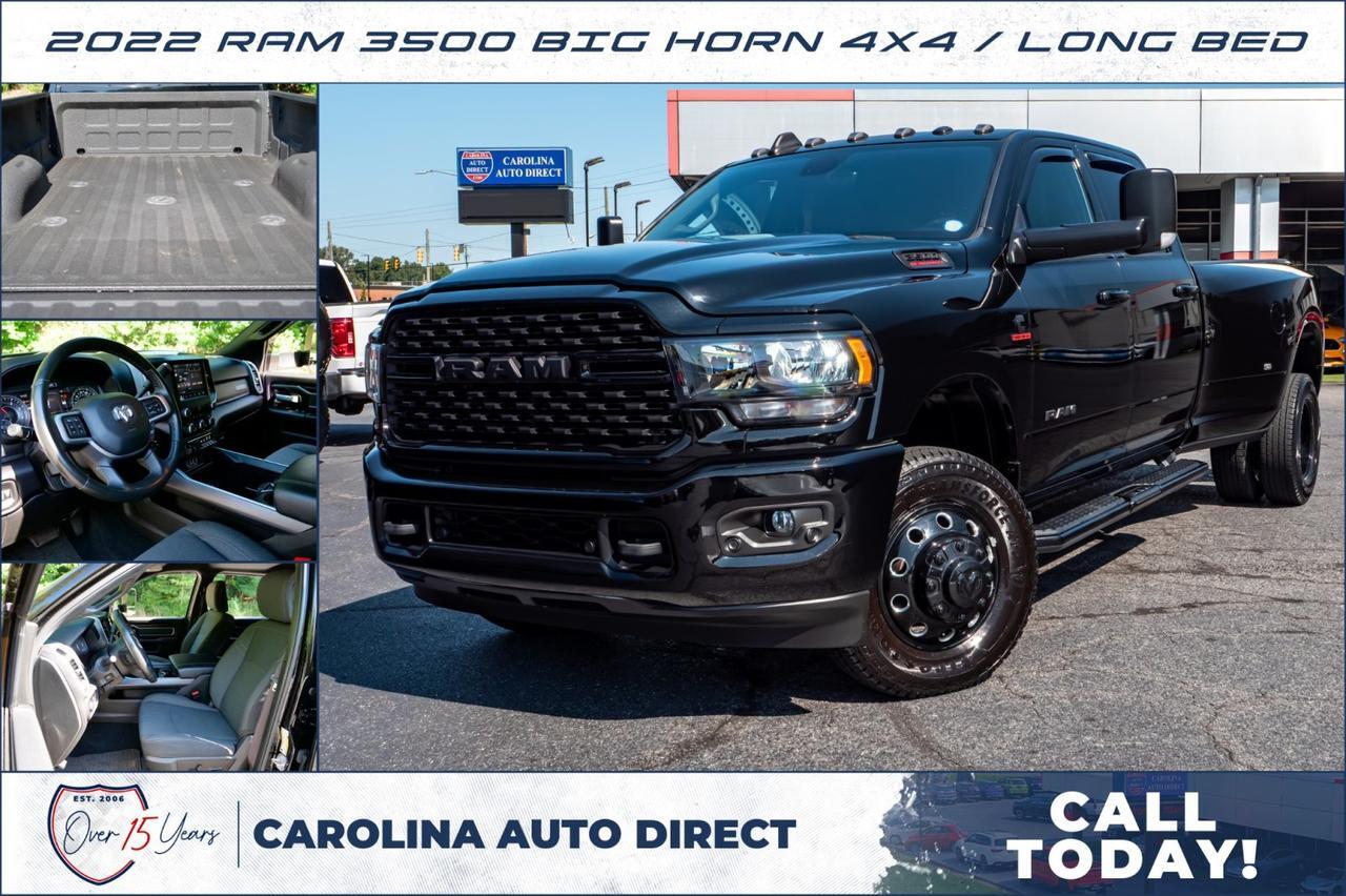 2022 Ram 3500 Big Horn 4X4 / Night Edition / Long Bed / HO Turbo Diesel! Lincolnton NC