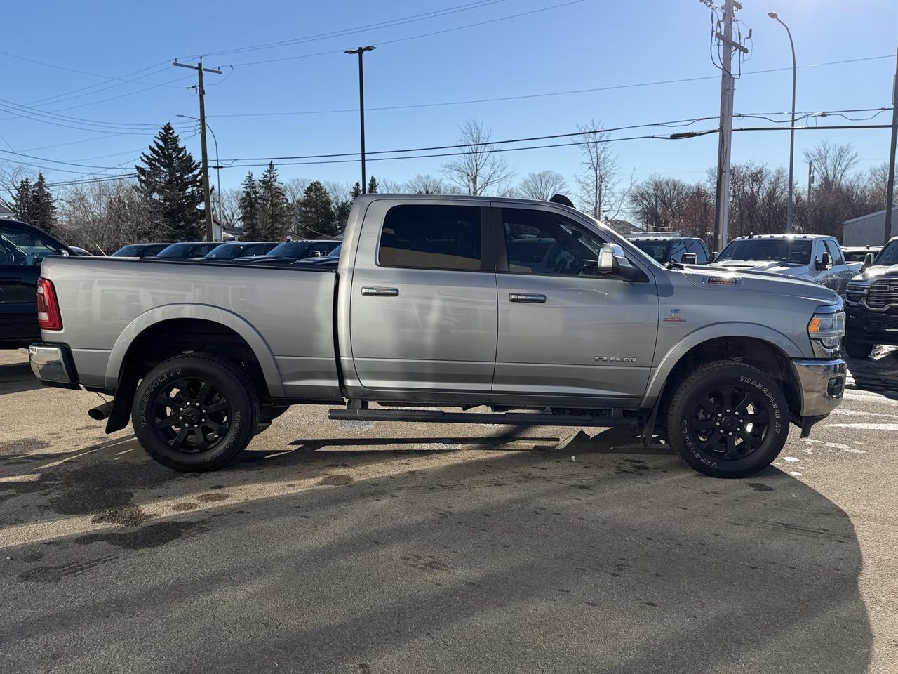 2022 Ram 3500 Laramie Crew Cab 4x4 | Cummins Diesel | Leather | NAV | Heated Vented Seats | Remote Start Redwater AB