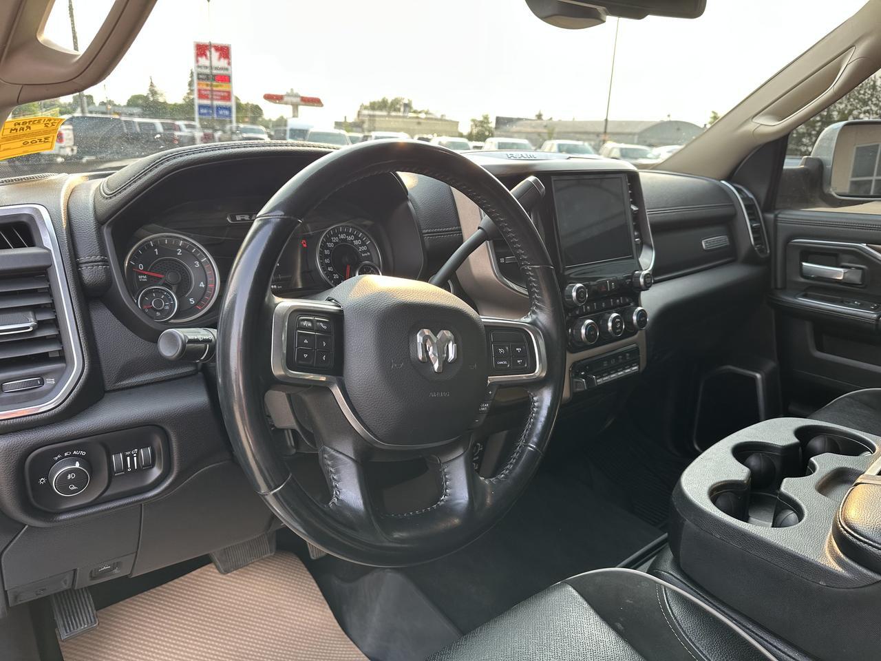 2022 Ram 3500 Laramie Crew Cab 4x4 | Cummins Diesel | Low KMs | Black Leather | Heated Vented Seats | NAV Redwater AB
