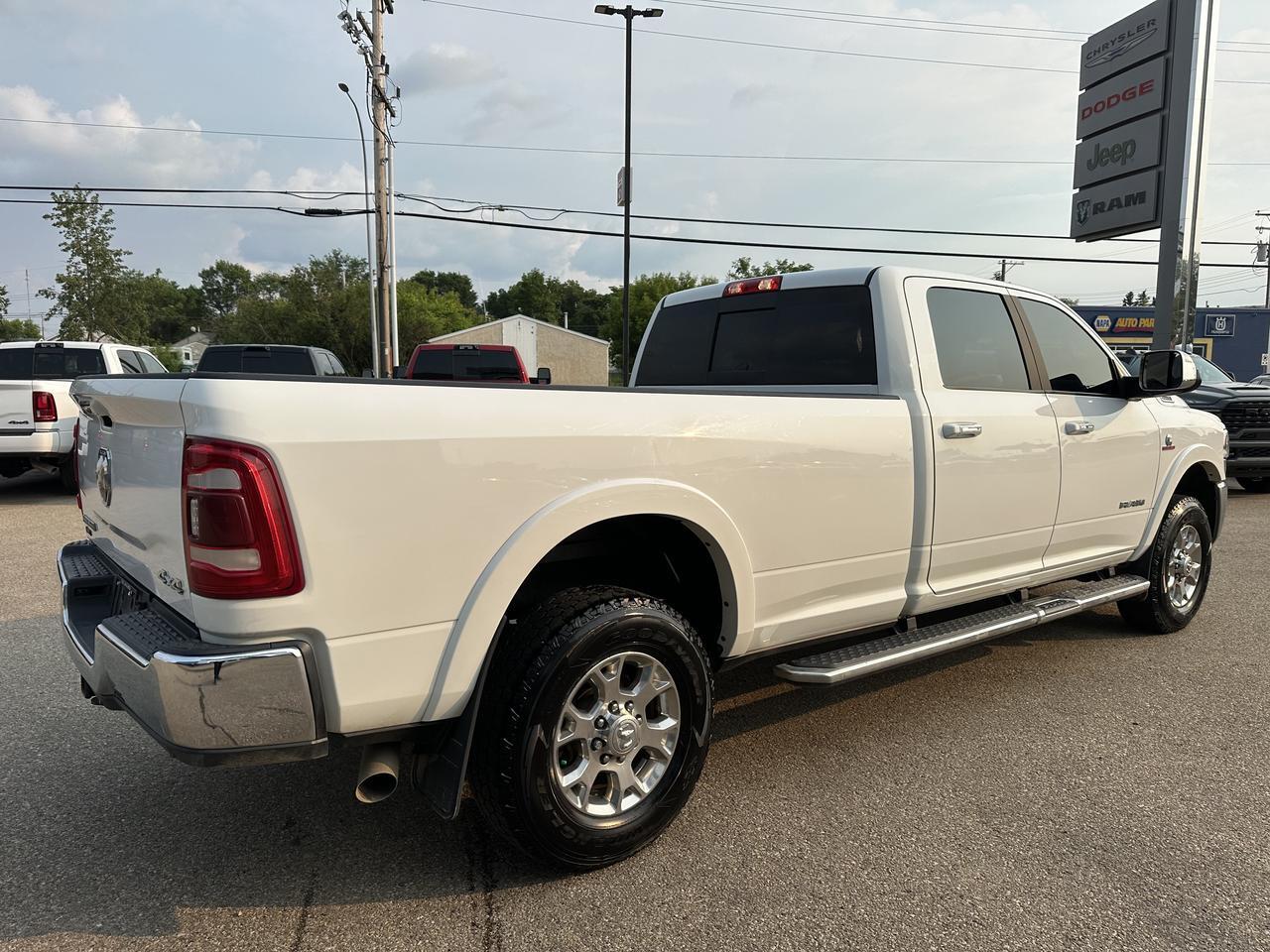 2022 Ram 3500 Laramie Crew Cab 4x4 | Cummins Diesel | Low KMs | Black Leather | Heated Vented Seats | NAV Redwater AB
