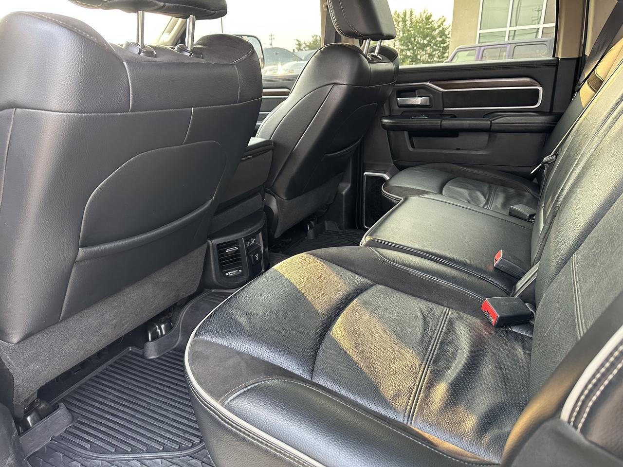 2022 Ram 3500 Laramie Crew Cab 4x4 | Cummins Diesel | Low KMs | Black Leather | Heated Vented Seats | NAV Redwater AB