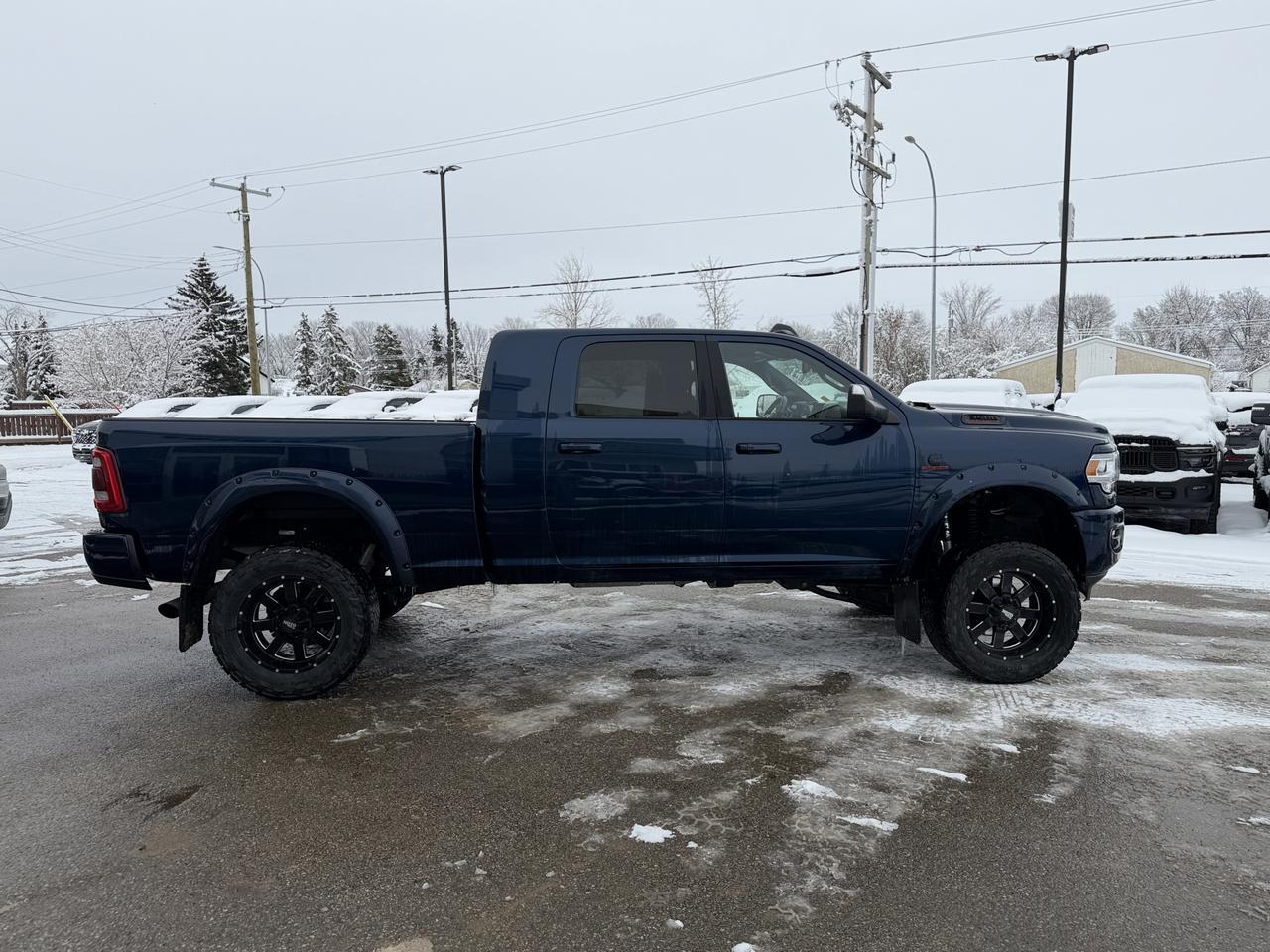 2022 Ram 3500 Laramie Mega Cab 4x4 | Cummins Turbo Diesel | Leather Heated Vented Seats | NAV | 20IN Wheels Redwater AB