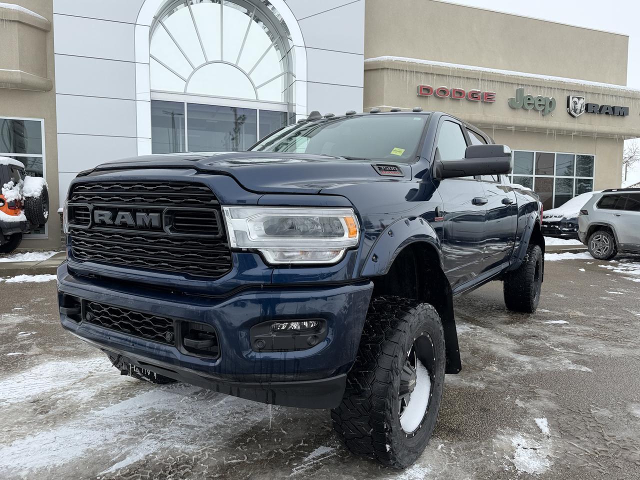 2022 Ram 3500 Laramie Mega Cab 4x4 | Cummins Turbo Diesel | Leather Heated Vented Seats | NAV | 20IN Wheels Redwater AB