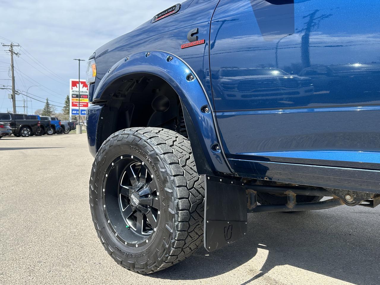 2022 Ram 3500 Laramie Mega Cab 4x4 | RIG READY RAM | BDS Lift | Leather Loaded | Heated & Vented Seats | Alpine Redwater AB