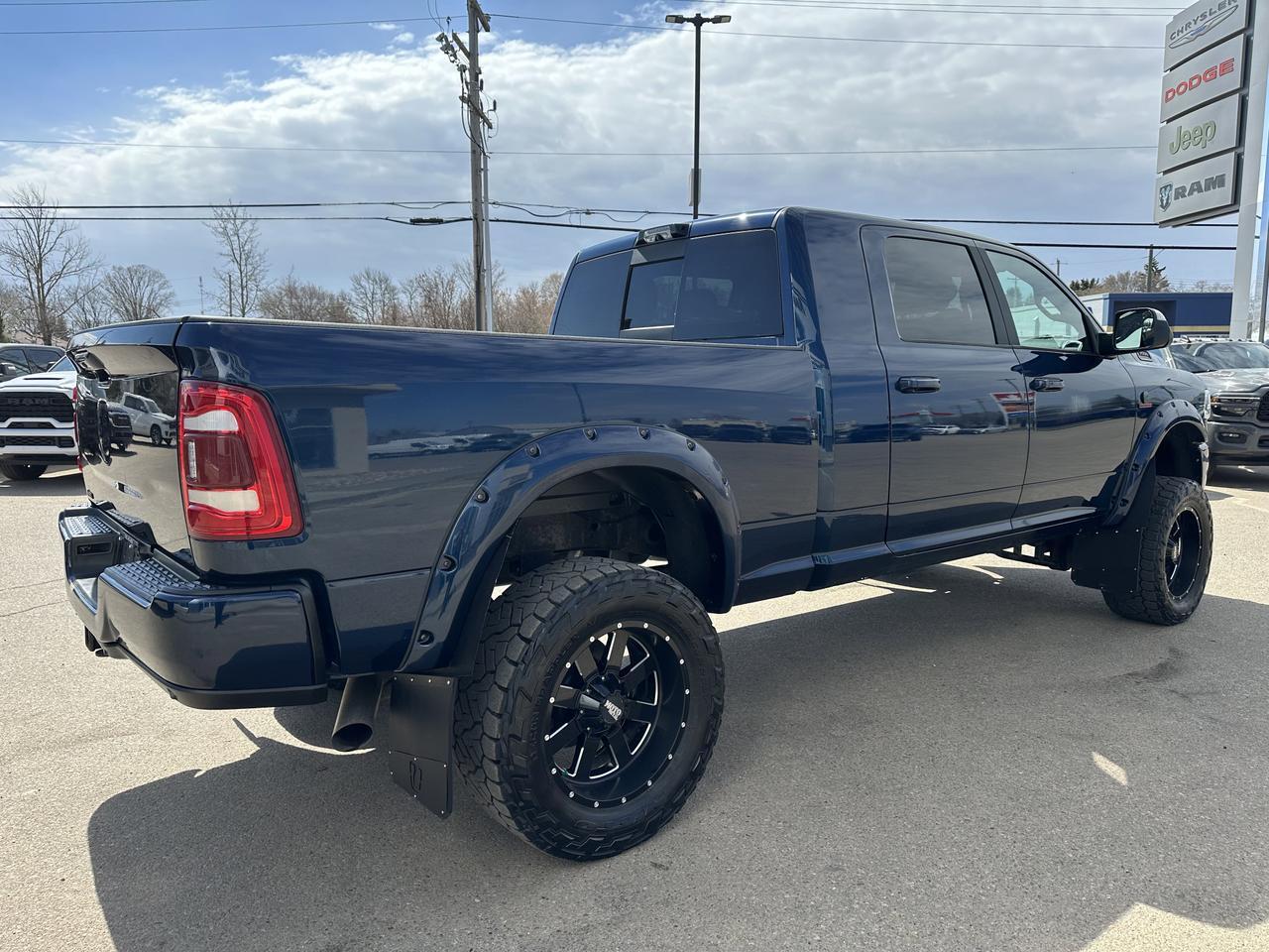 2022 Ram 3500 Laramie Mega Cab 4x4 | RIG READY RAM | BDS Lift | Leather Loaded | Heated & Vented Seats | Alpine Redwater AB