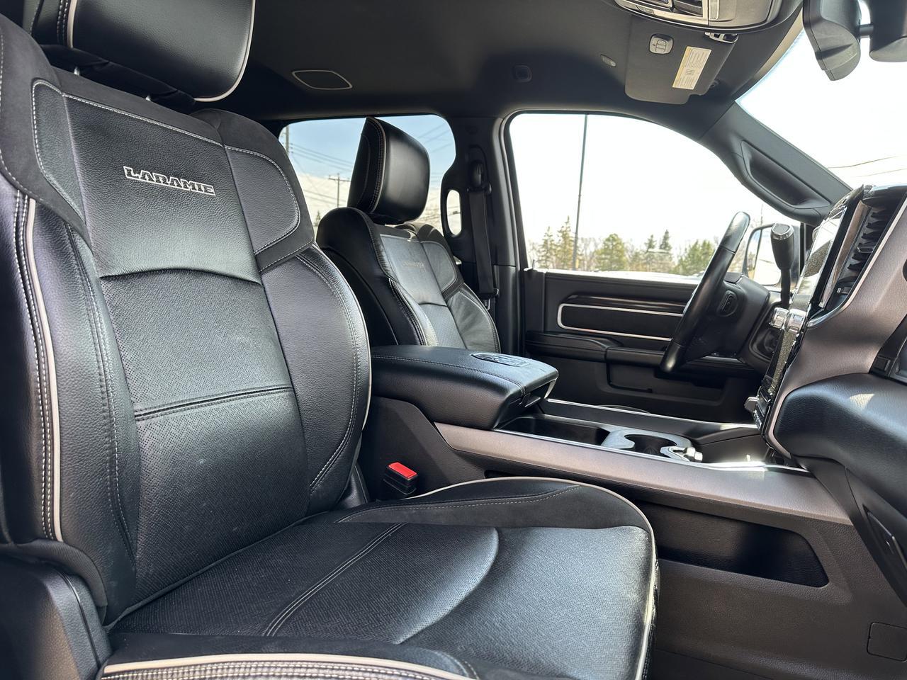 2022 Ram 3500 Laramie Mega Cab 4x4 | RIG READY RAM | BDS Lift | Leather Loaded | Heated & Vented Seats | Alpine Redwater AB