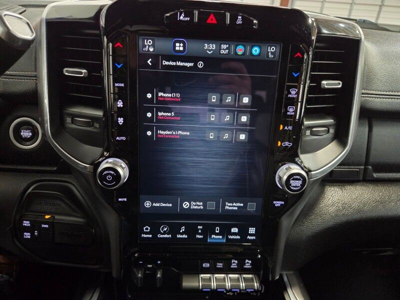 2022 Ram 3500 Laramie Night Edition 6.7L Diesel AISIN Transmission 12in Screen New Tires FREE WARRANTY Arlington TX