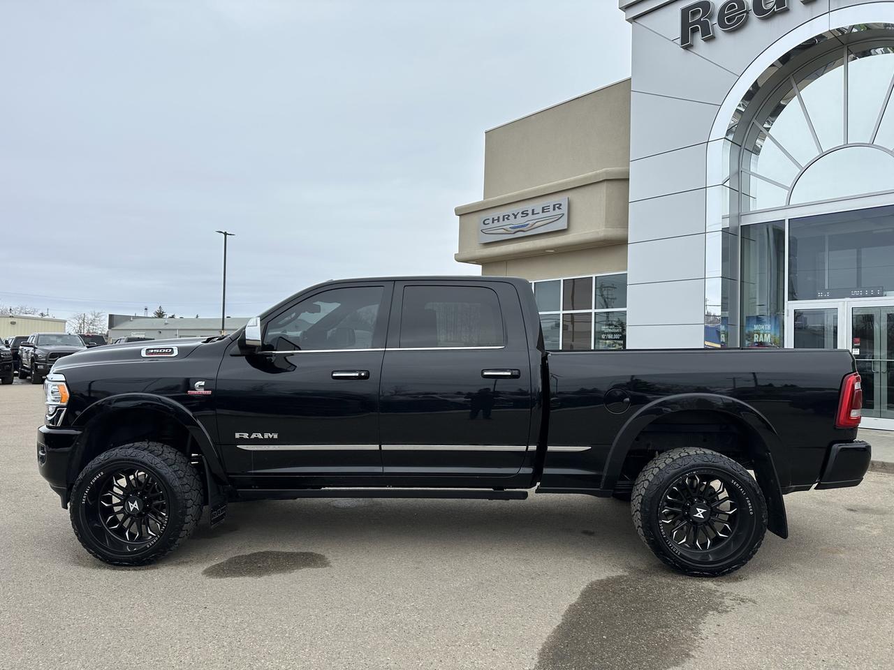 2022 Ram 3500 Limited | DELETED | 68RFE | Level Kit | Sentali Rims | Heated & Cooled Seats | Power Boards | Alpine Redwater AB