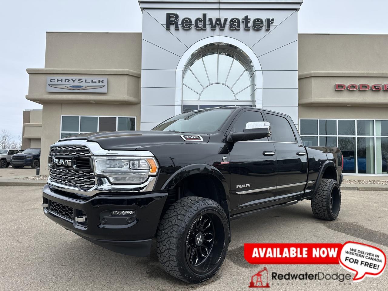 2022 Ram 3500 Limited | DELETED | 68RFE | Level Kit | Sentali Rims | Heated & Cooled Seats | Power Boards | Alpine