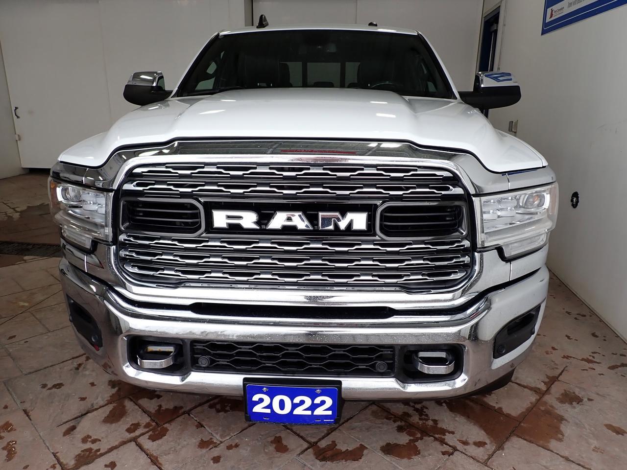 2022 Ram 3500 Limited 4WD CREW CAB LEATHER NAVI 8' BOX *DIESEL* Listowel ON