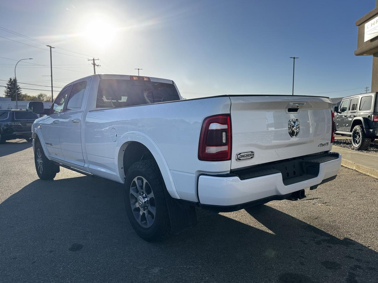 2022 Ram 3500 Limited Longhorn Crew Cab 4x4 | Cummins Diesel | Low KMs | Leather | Heated Vented Seats | NAV Redwater AB