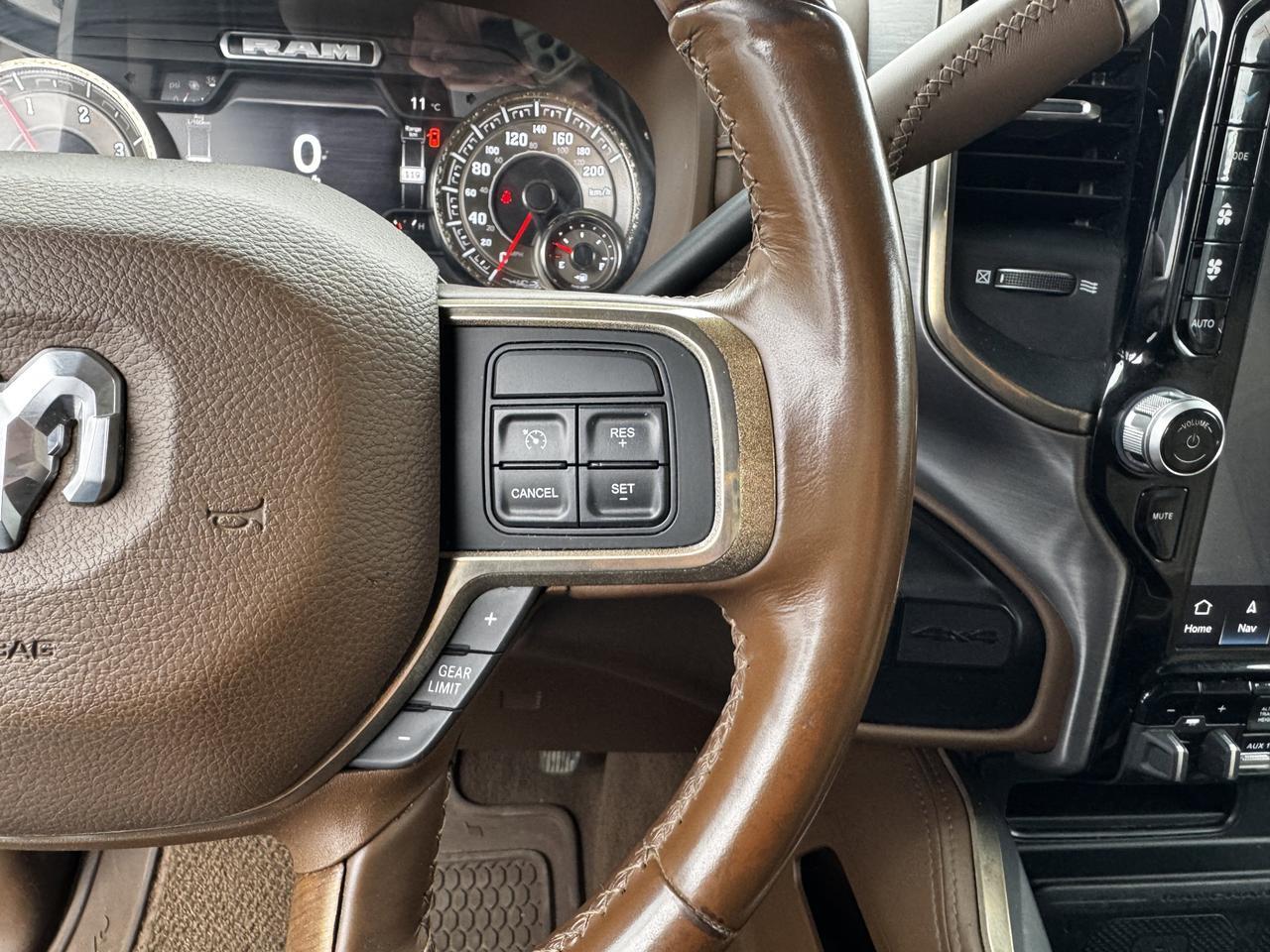 2022 Ram 3500 Limited Longhorn Crew Cab 4x4 | Cummins Diesel | Low KMs | Leather | Heated Vented Seats | NAV Redwater AB