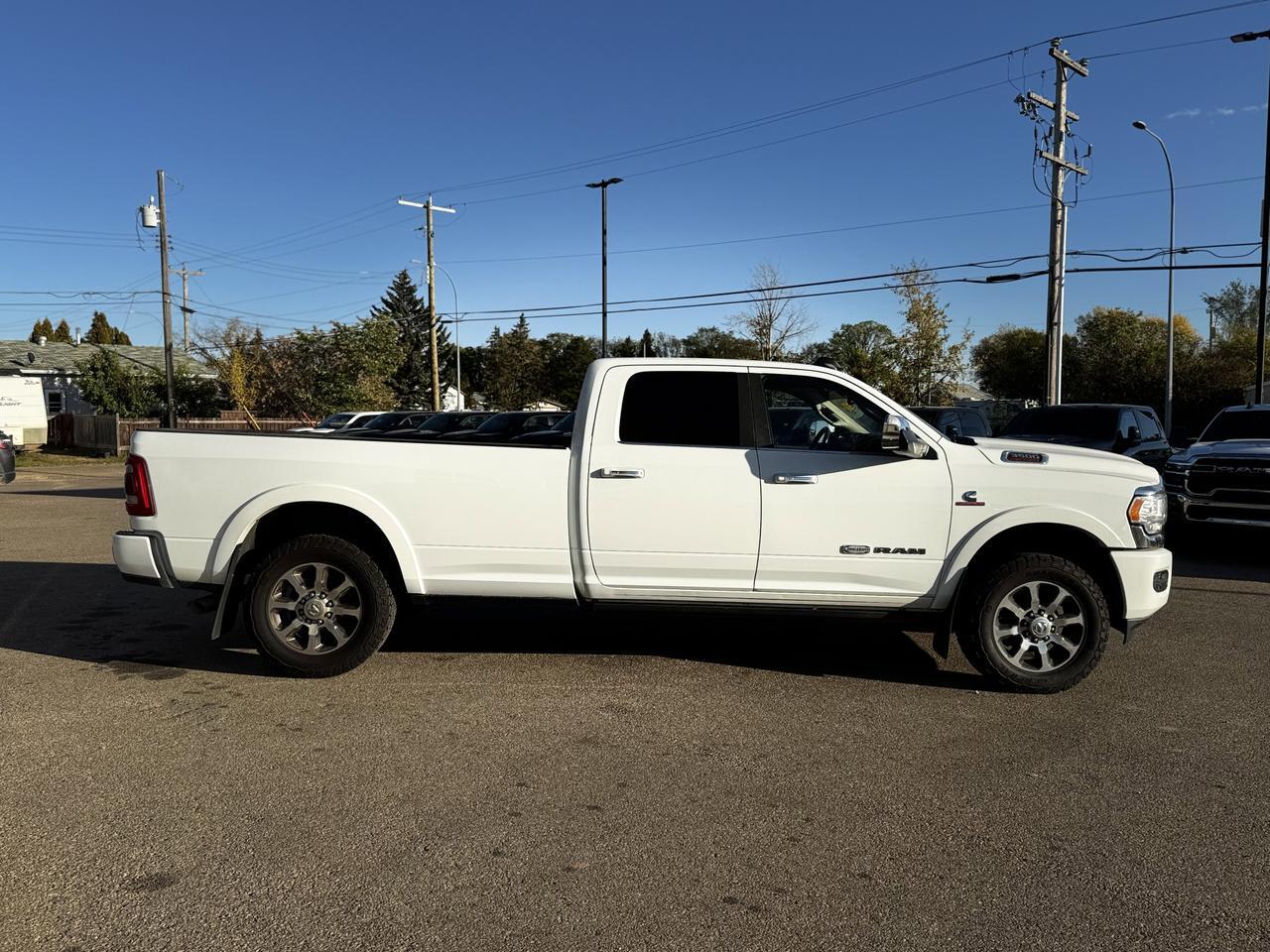 2022 Ram 3500 Limited Longhorn Crew Cab 4x4 | Cummins Diesel | Low KMs | Leather | Heated Vented Seats | NAV Redwater AB