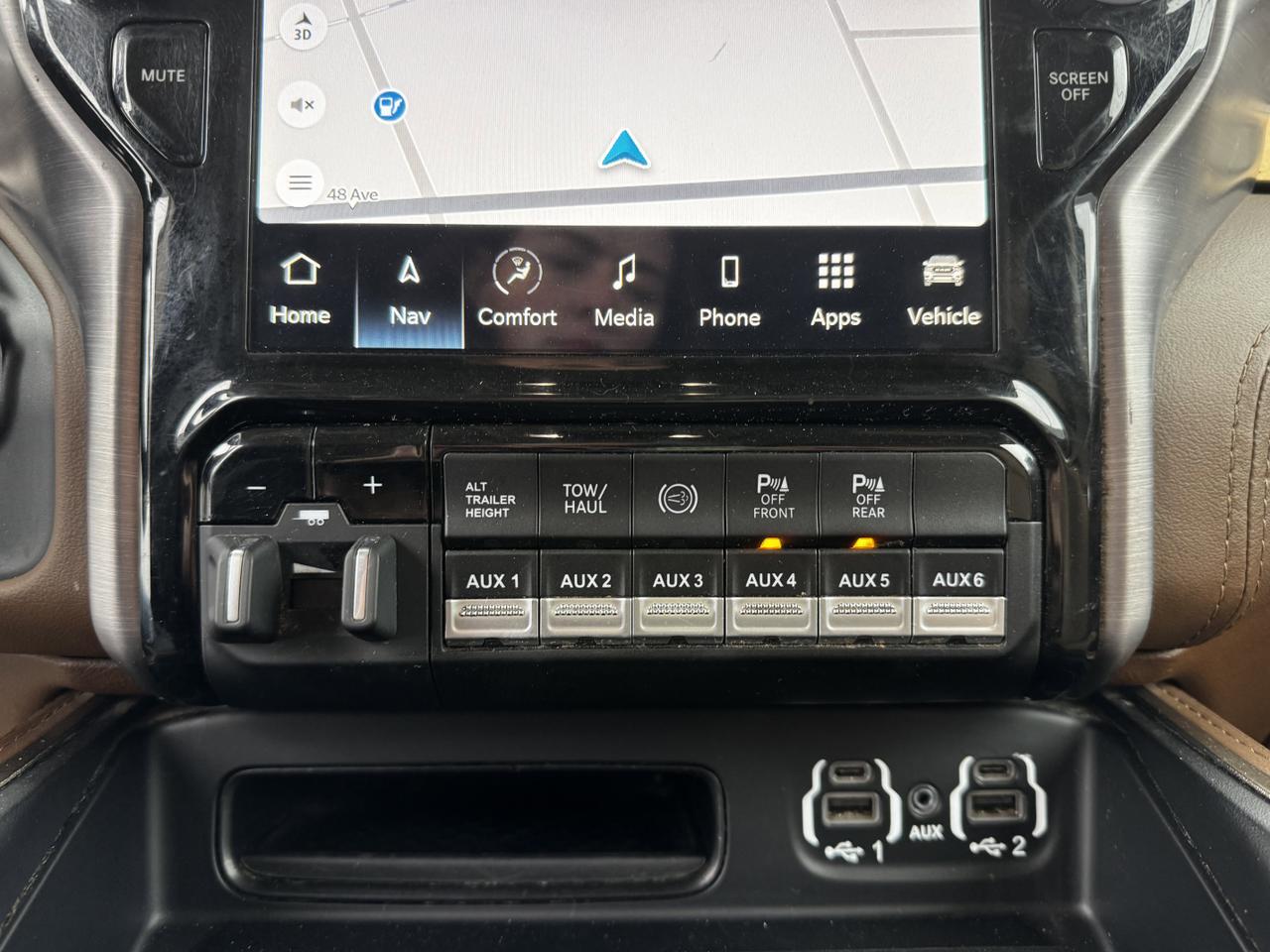 2022 Ram 3500 Limited Longhorn Crew Cab 4x4 | Cummins Diesel | Low KMs | Leather | Heated Vented Seats | NAV Redwater AB
