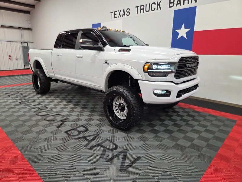 2022 Ram 3500 Limited Night Edition Mega Cab Lifted Fox Shocks 6.7L Diesel AISIN 37in Tires Arlington TX
