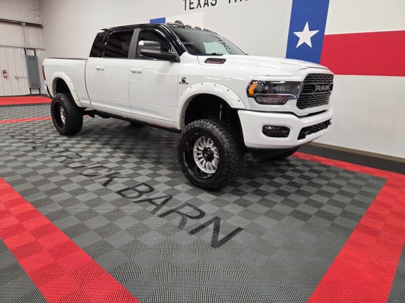 2022 Ram 3500 Limited Night Edition Mega Cab Lifted Fox Shocks 6.7L Diesel AISIN 37in Tires Arlington TX