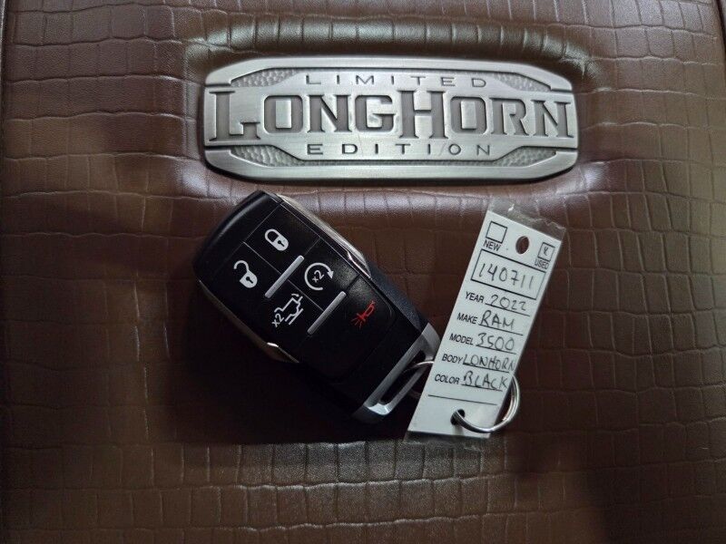 2022 Ram 3500 Longhorn 6.7L Diesel AISIN Trans 12in GPS Camera Long Bed FREE WARRANTY Arlington TX