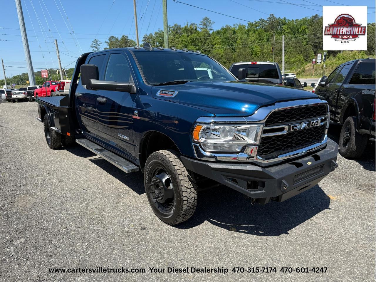 2022 Ram 3500 Tradesman 4X4 - DUALLY - FLATBED - UCONNECT - 50G TANK Cartersville GA