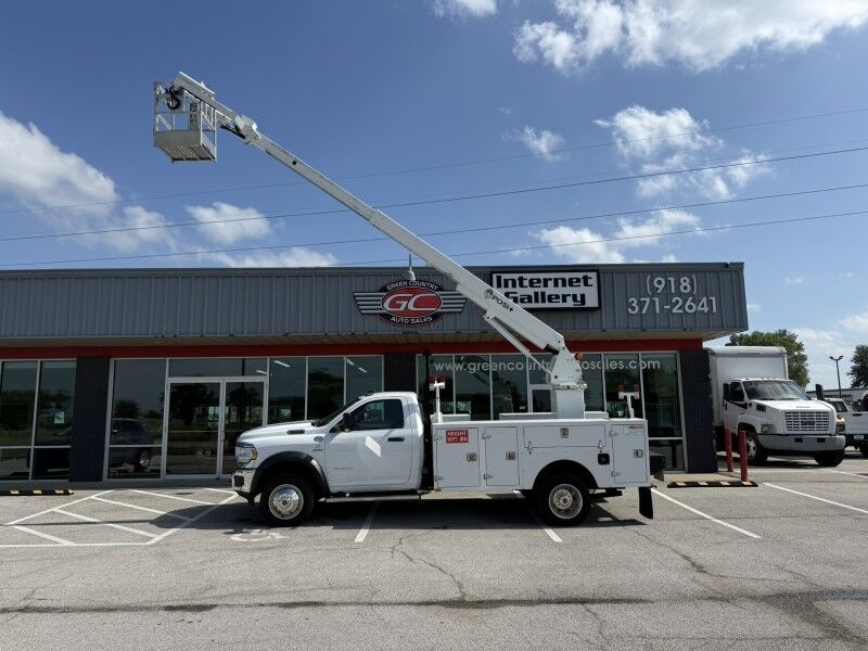 2022 Ram 5500 4x4 Cable Dispenser Bucket Truck 60k mi's Tradesman Collinsville OK