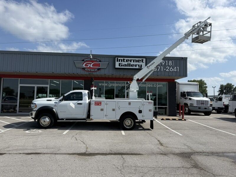 2022 Ram 5500 4x4 Cable Dispenser Bucket Truck 60k mi's Tradesman Collinsville OK
