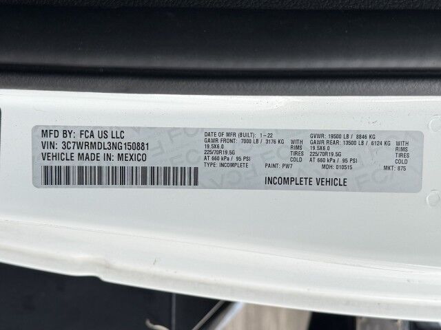 2022 Ram 5500 Chassis Cab Jerr-Dan 20' XLP Rollback Car Carrier Truck Tampa FL