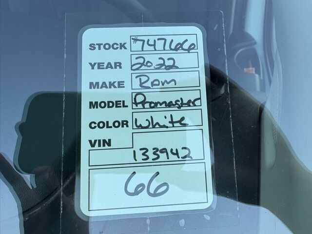 2022 Ram ProMaster 2500 High Roof Jacksonville FL