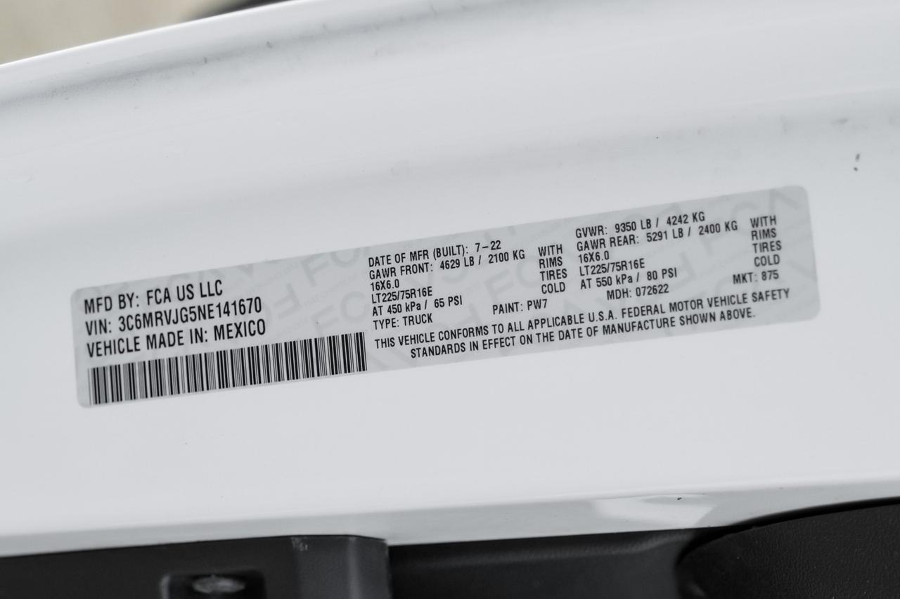 2022 Ram ProMaster Cargo Van Farmers Branch TX