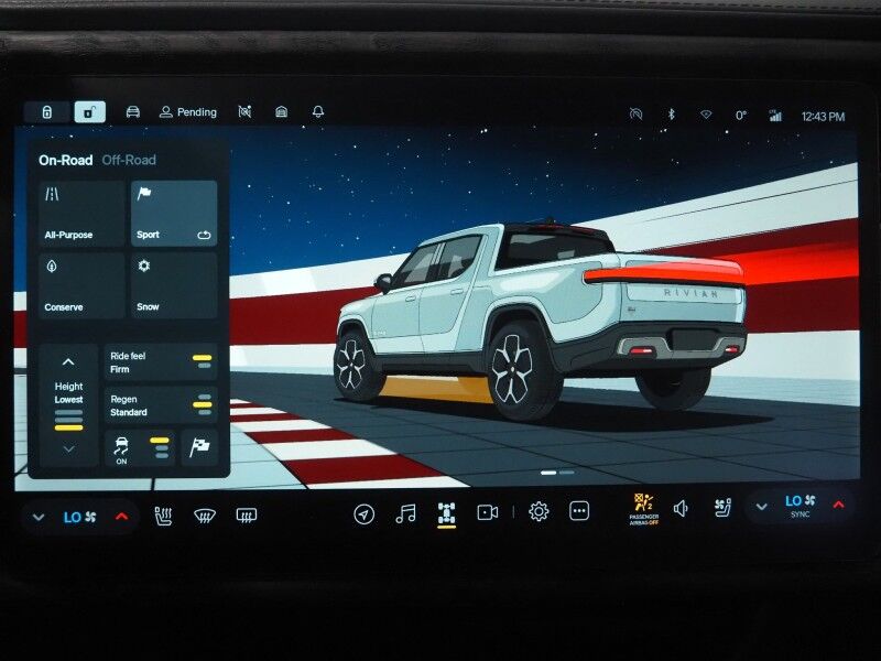 2022 Rivian R1T Adventure Package AWD *QUAD-MOTOR, LARGE BATTERY PACK, NAVIGATION, ADAPTIVE CRUISE, SAFETY ALERTS, 360 VIEW CAMERAS, PANORAMA GLASS ROOF, CLIMATE SEATS, HEATED STEERING, MERIDIAN AUDIO, 21 INCH WHEELS, WIRELESS CHARGING Round Rock TX