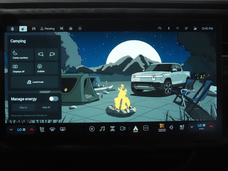 2022 Rivian R1T Adventure Package AWD *QUAD-MOTOR, LARGE BATTERY PACK, NAVIGATION, ADAPTIVE CRUISE, SAFETY ALERTS, 360 VIEW CAMERAS, PANORAMA GLASS ROOF, CLIMATE SEATS, HEATED STEERING, MERIDIAN AUDIO, 21 INCH WHEELS, WIRELESS CHARGING Round Rock TX