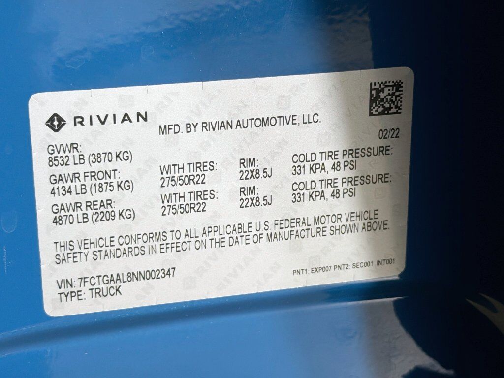 2022 Rivian R1T Launch Edition Willowbrook IL