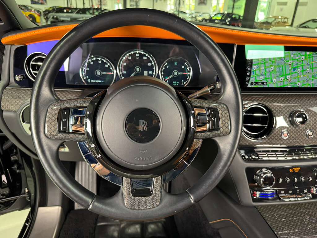 2022 Rolls-Royce Ghost BLACK BADGE!! Mandarin interior/coachline, Bespoke Audio, rear infotainment system AND MUCH MORE!! Fort Lauderdale FL