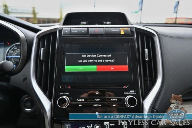 2022 Subaru Ascent Limited / AWD / Eyesight & Tech Pkg / Power & Heated Leather Seats / Heated Steering Wheel / NAV / Pano Sunroof / Harman Kardon / Adaptive Cruise / Apple CarPlay & Android Auto / 3rd Row / Seats 7 / 1-Owner Wasilla AK