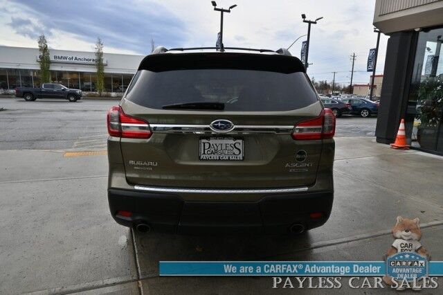 2022 Subaru Ascent Limited / AWD / Eyesight & Tech Pkg / Power & Heated Leather Seats / Heated Steering Wheel / NAV / Pano Sunroof / Harman Kardon / Adaptive Cruise / Apple CarPlay & Android Auto / 3rd Row / Seats 7 / 1-Owner Anchorage AK 2022 Subaru Ascent Limited / AWD / Eyesight & Tech Pkg / Power & Heated Leather Seats / Heated Steering Wheel / NAV / Pano Sunroof / Harman Kardon / Adaptive Cruise / Apple CarPlay & Android Auto / 3rd Row / Seats 7 / 1-Owner Anchorage AK