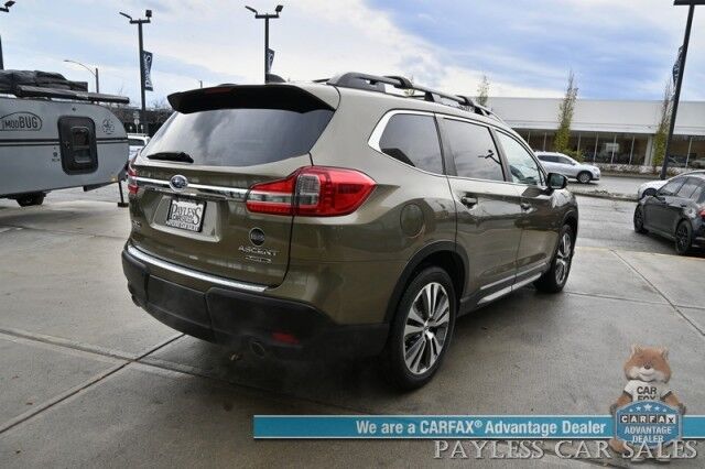2022 Subaru Ascent Limited / AWD / Eyesight & Tech Pkg / Power & Heated Leather Seats / Heated Steering Wheel / NAV / Pano Sunroof / Harman Kardon / Adaptive Cruise / Apple CarPlay & Android Auto / 3rd Row / Seats 7 / 1-Owner Anchorage AK 2022 Subaru Ascent Limited / AWD / Eyesight & Tech Pkg / Power & Heated Leather Seats / Heated Steering Wheel / NAV / Pano Sunroof / Harman Kardon / Adaptive Cruise / Apple CarPlay & Android Auto / 3rd Row / Seats 7 / 1-Owner Anchorage AK