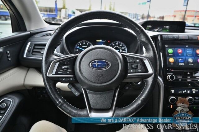 2022 Subaru Ascent Limited / AWD / Eyesight & Tech Pkg / Power & Heated Leather Seats / Heated Steering Wheel / NAV / Pano Sunroof / Harman Kardon / Adaptive Cruise / Apple CarPlay & Android Auto / 3rd Row / Seats 7 / 1-Owner Wasilla AK