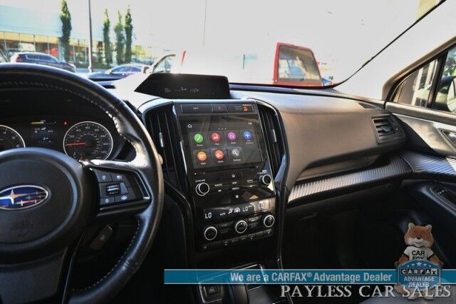 2022 Subaru Ascent Onyx Edition / AWD / Eye Sight Pkg / Power & Heated Leather Seats / Heated Steering / Panoramic Sunroof / Navigation / Lane Watch & Blind Spot Alert / 3rd Row / Rear Captain Chairs / Only 21K Miles / 1-Owner Anchorage AK