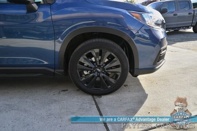 2022 Subaru Ascent Onyx Edition / AWD / Eye Sight Pkg / Power & Heated Leather Seats / Heated Steering / Panoramic Sunroof / Navigation / Lane Watch & Blind Spot Alert / 3rd Row / Rear Captain Chairs / Only 21K Miles / 1-Owner Anchorage AK