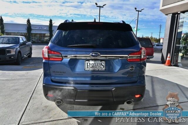 2022 Subaru Ascent Onyx Edition / AWD / Eye Sight Pkg / Power & Heated Leather Seats / Heated Steering / Panoramic Sunroof / Navigation / Lane Watch & Blind Spot Alert / 3rd Row / Rear Captain Chairs / Only 21K Miles / 1-Owner Anchorage AK
