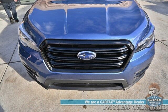 2022 Subaru Ascent Onyx Edition / AWD / Eye Sight Pkg / Power & Heated Leather Seats / Heated Steering / Panoramic Sunroof / Navigation / Lane Watch & Blind Spot Alert / 3rd Row / Rear Captain Chairs / Only 21K Miles / 1-Owner Anchorage AK